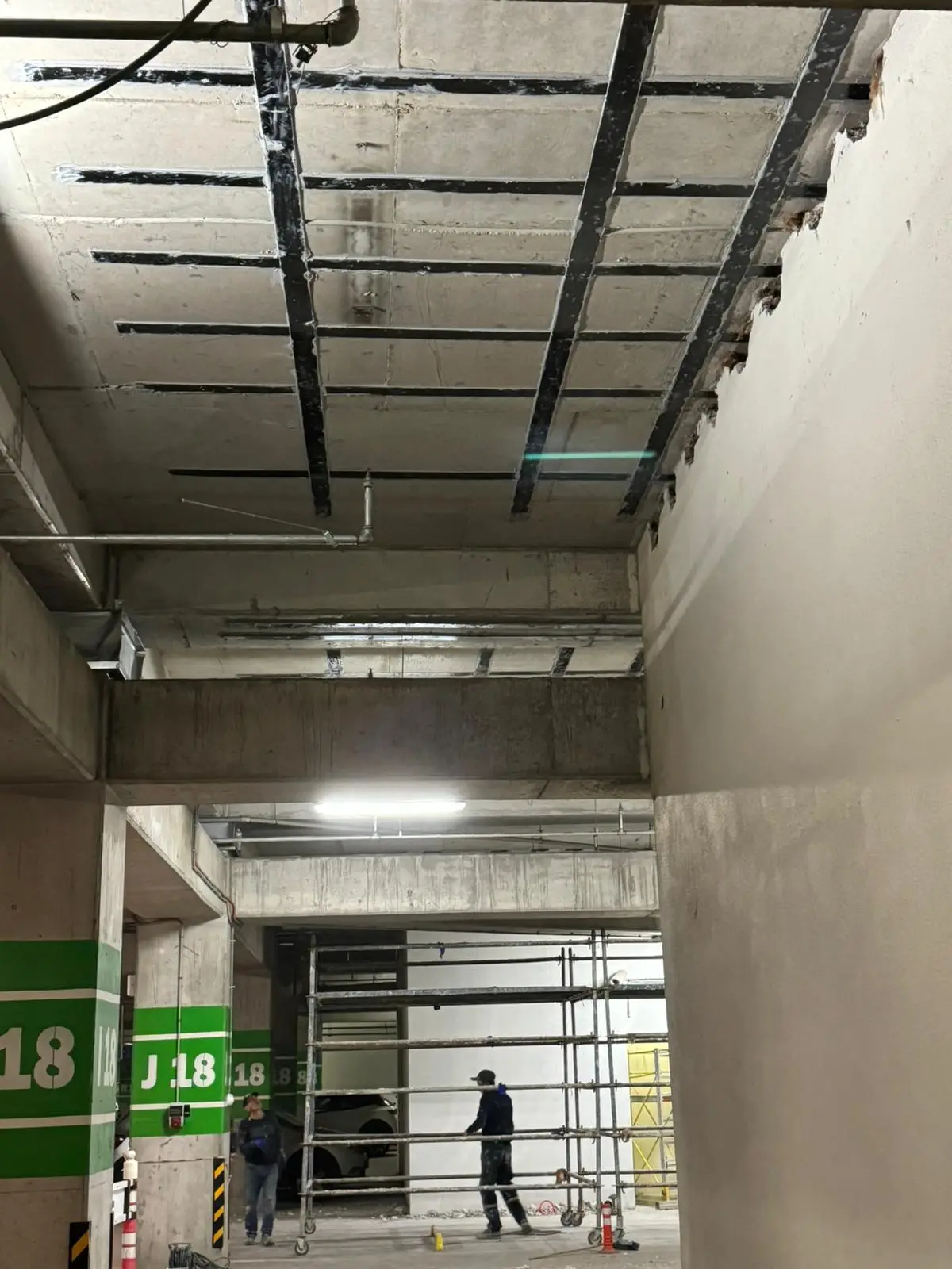 Karbon lamel yapıştırma öncesi yüzey hazırlığı