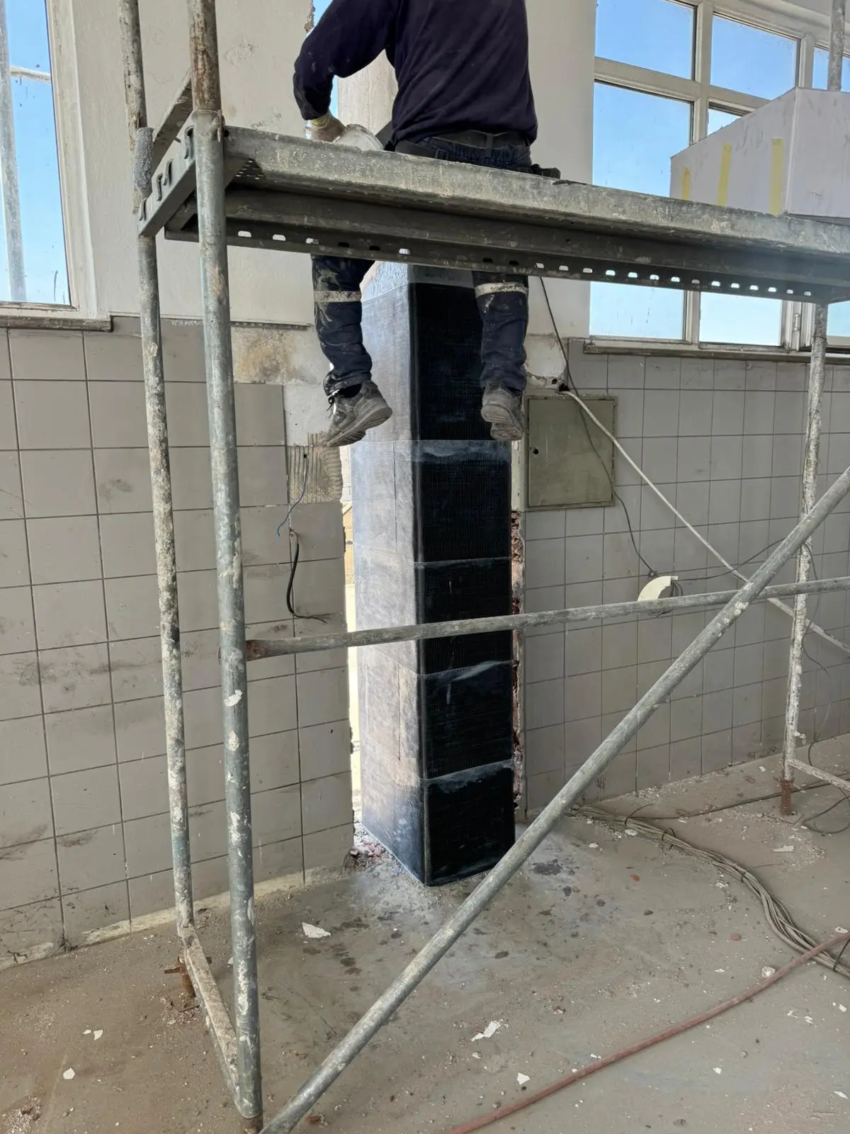Tamamlanan sargı ve koruyucu kaplama