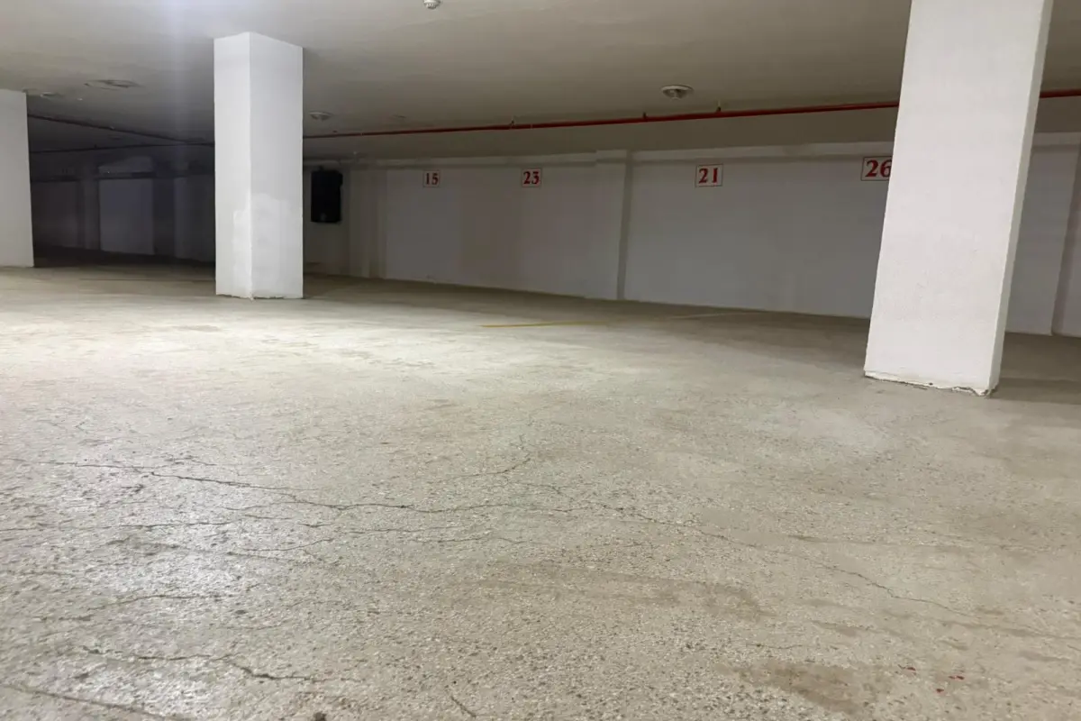 Numaralandırılmış park yerleri ve çizgiler